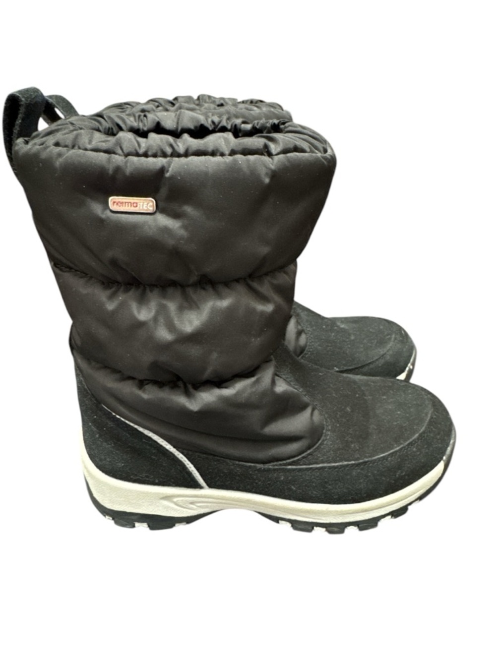Reima Kids' Black Winter Snow Boots